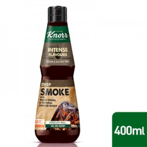 Esencija Smoke su skrudintais svogūnais ir rūkytu cukrumi KNORR, 400 ml